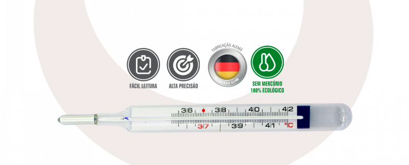Termômetro Clínico Ecológico 1.0 Incoterm | barra de detalhes